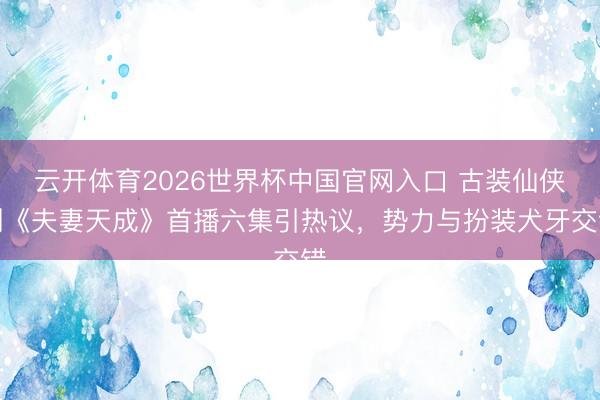 云开体育2026世界杯中国官网入口 古装仙侠剧《夫妻天成》首播六集引热议，势力与扮装犬牙交错